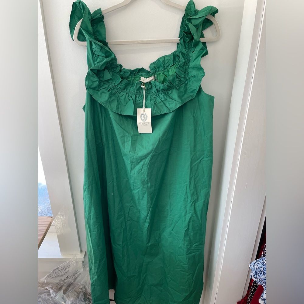 Tuckernuck GREEN MARIA MIDI DRESS NWT size large